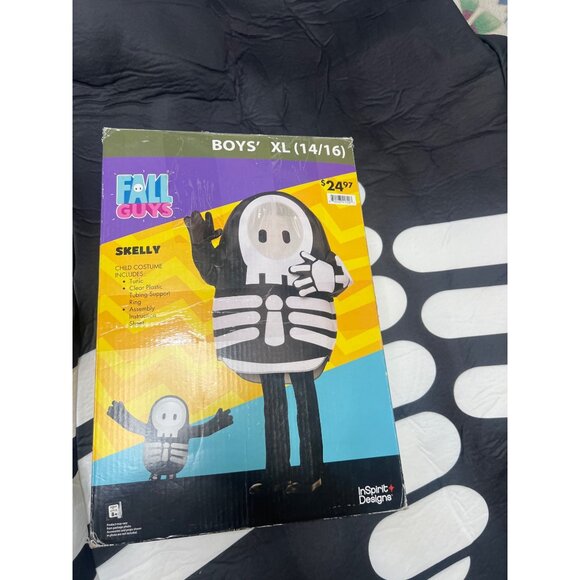 Skelly Halloween Costume Kids Size XL 14-16 Years - Picture 2 of 6
